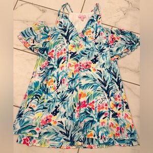 Lilly Pulitzer cold shoulder dress